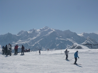 Mont Blanc from Flaine